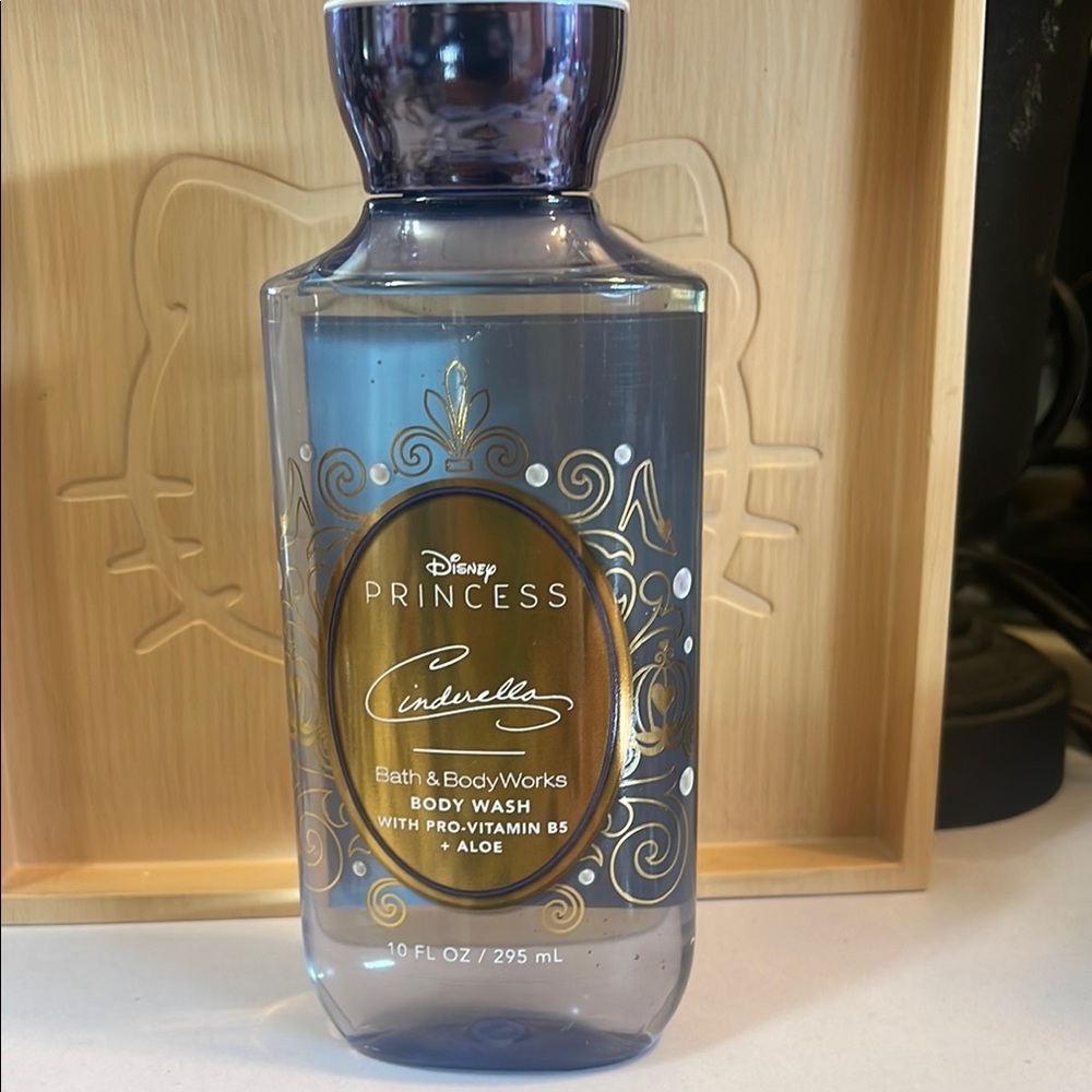 Disney Princess Cinderella Blue and Gold Body Wash